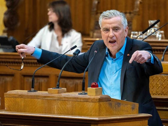 2026-09-21-Wiener Gemeinderat-110 Abgeordneter zum Wiener Landtag und Gemeinderat Klubvorsitzender Taucher Josef (SPÖ) am 21. September 2026 beim Wiener Gemeinderat der 17ten Sitzung auf Verlangen FPÖ im Rathaus in Wien, Wien, Österreich.