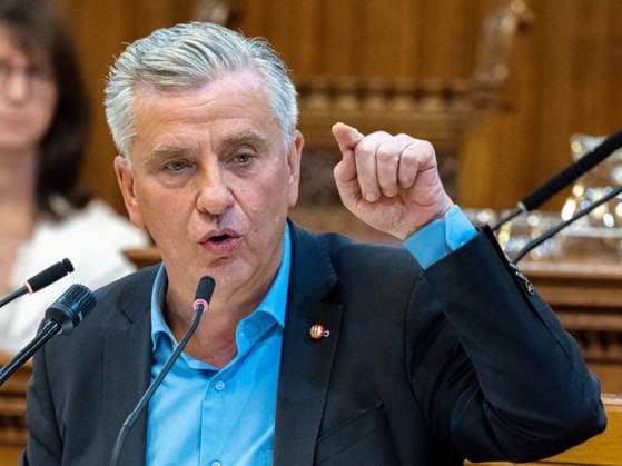 2026-09-21-Wiener Gemeinderat-113 Abgeordneter zum Wiener Landtag und Gemeinderat Klubvorsitzender Taucher Josef (SPÖ) am 21. September 2026 beim Wiener Gemeinderat der 17ten Sitzung auf Verlangen FPÖ im Rathaus in Wien, Wien, Österreich.