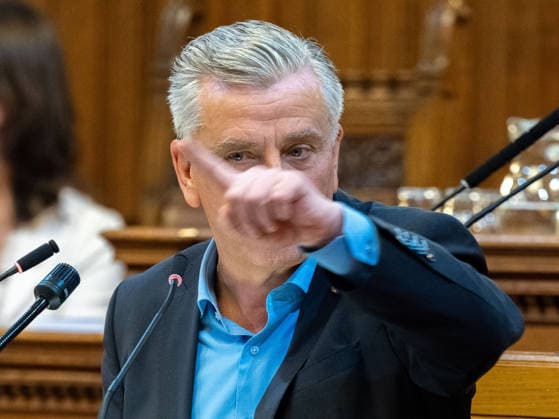 2026-09-21-Wiener Gemeinderat-114 Abgeordneter zum Wiener Landtag und Gemeinderat Klubvorsitzender Taucher Josef (SPÖ) am 21. September 2026 beim Wiener Gemeinderat der 17ten Sitzung auf Verlangen FPÖ im Rathaus in Wien, Wien, Österreich.