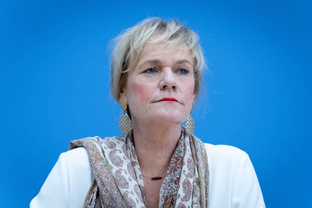 Bundespressekonferenz, Die Linke Berlin, BPK, Die Linke, Wahlen, Mecklenburg-Vorpommern, Simone Oldenburg, Spitzenkandidatin Berlin Berlin GER