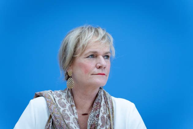 Bundespressekonferenz, Die Linke Berlin, BPK, Die Linke, Wahlen, Mecklenburg-Vorpommern, Simone Oldenburg, Spitzenkandidatin Berlin Berlin GER