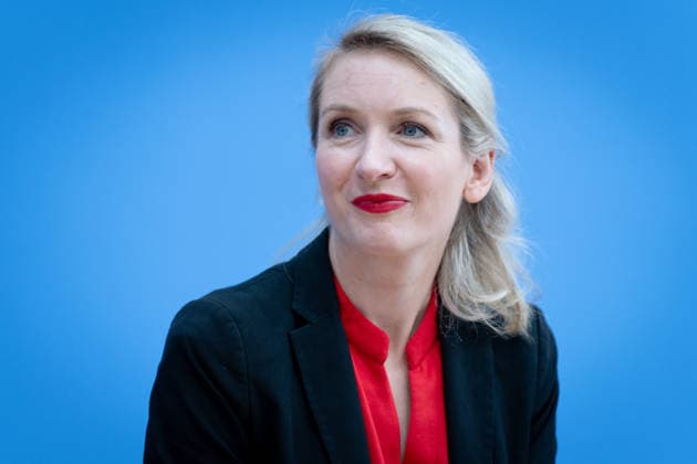 Bundespressekonferenz, Die Linke Berlin, BPK, Die Linke, Wahlen, Mecklenburg-Vorpommern, Ines Schwerdtner, Vorsitzende Berlin Berlin GER