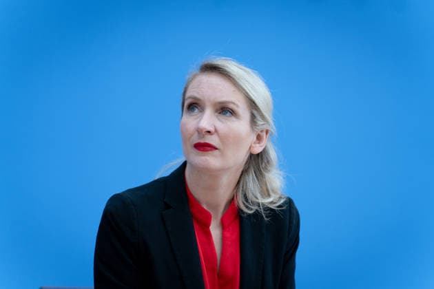 Bundespressekonferenz, Die Linke Berlin, BPK, Die Linke, Wahlen, Mecklenburg-Vorpommern, Ines Schwerdtner, Vorsitzende Berlin Berlin GER