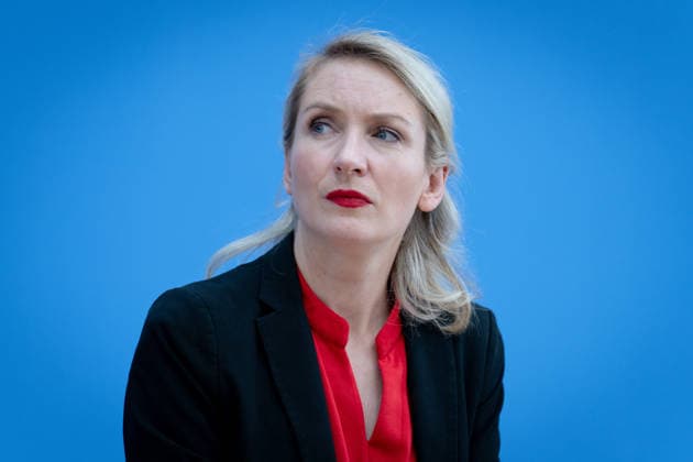Bundespressekonferenz, Die Linke Berlin, BPK, Die Linke, Wahlen, Mecklenburg-Vorpommern, Ines Schwerdtner, Vorsitzende Berlin Berlin GER