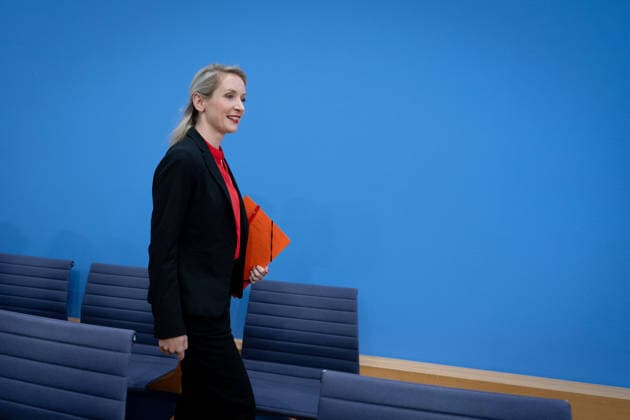 Bundespressekonferenz, Die Linke Berlin, BPK, Die Linke, Wahlen, Mecklenburg-Vorpommern, Ines Schwerdtner, Vorsitzende Berlin Berlin GER
