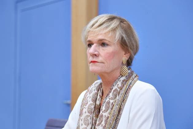 Berlin, Deutschland, 21.09.2026: Bundespressekonferenz: Die Linke - Auswirkungen der Landtagswahlen in Berlin und Mecklenburg-Vorpommern auf die Bundespolitik: Simone Oldenburg, Spitzenkandidatin der Linken in Mecklenburg-Vorpommern Copyright: xdtsxNachrichtenagenturx dts_135807