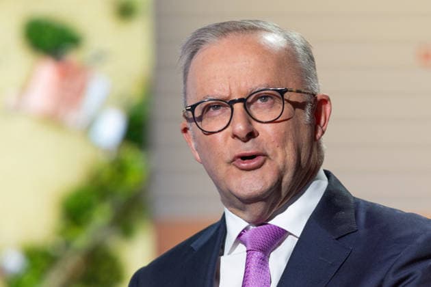 September 21, 2026, New York City, United States: Australian Prime Minister Anthony Albanese gestures while delivering his keynote speech at Climate Week NYC 2026 New York City United States  - ZUMAl194 20260921_zip_l194_007 Copyright: xMarekxLadzinskix