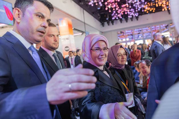September 21, 2026, New York City, United States: Emine Erdogan arrives in New York during Climate Week NYC 2026 New York City United States - ZUMAl194 20260921_zip_l194_011 Copyright: xMarekxLadzinskix