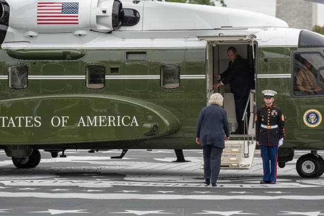 September 21, 2026, Washington, District Of Columbia, USA: SUSIE WILES boards the new Marine One VH-92A helicopter with President DONALD TRUMP at the White House before departing for New York to attend the United Nations General Assembly (UNGA) in Washington, DC, on September 21, 2026. Washington USA  - ZUMAs365 20260921_znp_s365_020 Copyright: xJoeyxSussmanx