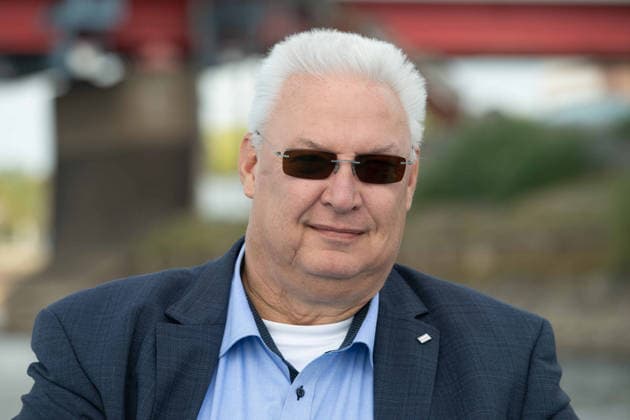 Frank BOERNER, Börner, SPD, Landtagsabgeordneter NRW, Portraet, Porträt, Portrait, Angeschnittenes Einzelbild, Einzelmotiv, Jochen OTT, SPD Fraktionsvorsitzender im Landtag NRW, Spitzenkandidat fuer die Landtagswahl 2027, besucht die Duisport Duisburger Hafen AG und informiert sich ueber die Rolle der Logistik in der Energiewende und die Bedeutung der Binnenschifffahrt fuer NRW am 21.09.2026 in Duisburg Deutschland.