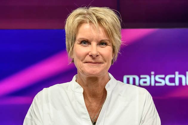 im Bild v.l.: Susanne Gaschke (NZZ), GER, Berlin, Studio, zu Gast bei Maischberger, politische Talkshow, TV, Format, mit Moderatorin Sandra Maischberger, Das Erste, aus Adlershof Am Studio 20, 21.09.2026, Copyright: HMBxMedia UwexKoch