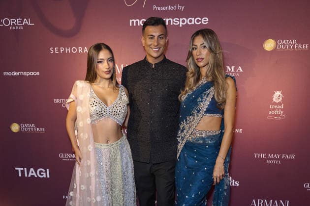 South Asian Beauty Collective Awards held at the Mayfair Hotel Featuring: Shakira Khan, Junaid and Priya Jaswal Where: London, United Kingdom When: 21 Sep 2026 Credit: Alan West Cover Images EDITORIAL USE ONLY. NOT FOR USE BY NEWSPAPERS BASED IN THE UK. Copyright: xx coverimg56042914