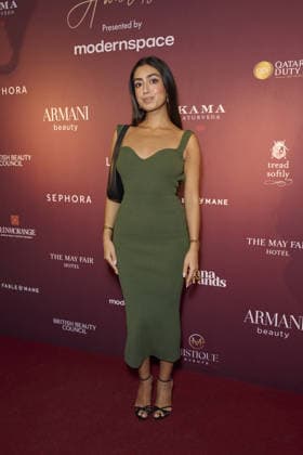 South Asian Beauty Collective Awards held at the Mayfair Hotel Featuring: Nisha Aaliya Where: London, United Kingdom When: 21 Sep 2026 Credit: Alan West Cover Images EDITORIAL USE ONLY. NOT FOR USE BY NEWSPAPERS BASED IN THE UK. Copyright: xx coverimg56042926