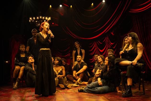 September 21, 2026, Bronx, New York, USA: Sophia Anne Caruso performs one of the songs during press event for new musical Memoirs of Amorous Gentlemen by Duncan Sheik at The Night Egg at Culture Club in New York, NY on September 21, 2026. Bronx USA - ZUMAr339 20260921_znp_r339_028 Copyright: xLevxRadinx