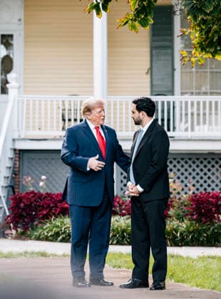 September 21, 2026, New York, New York, USA: During a brief press conference President DONALD TRUMP and New York Mayor ZOHRAN MAMDANI held a meeting at Gracie Mansion, in Manhattan, to talk about affordable housing and affordability issues affecting New Yorkers. New York USA - ZUMAp287 20260921_znp_p287_002 Copyright: xFarhadxParsax