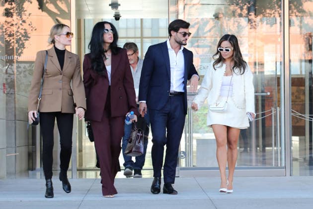 Internet personality Iris Au has no comments as she and boyfriend Davide Sanclimenti of ˜Love Island™ fame depart Federal Courthouse after Lau was sentenced to 18 months for Tax Evasion ** VIDEO AVAILABLE PLEASE CONTACT photodesk@instarimages.com TO RECEIVE** Featuring: Alli Stavro, Iris Au, Davide Sanclimenti Where: Los Angeles, Caifornia, United States When: 21 Sep 2026 Credit: H2Y INSTARimages EDITORIAL USE ONLY. NOT FOR USE BY NEWSPAPERS BASED IN THE UK. Copyright: xx instar56043024