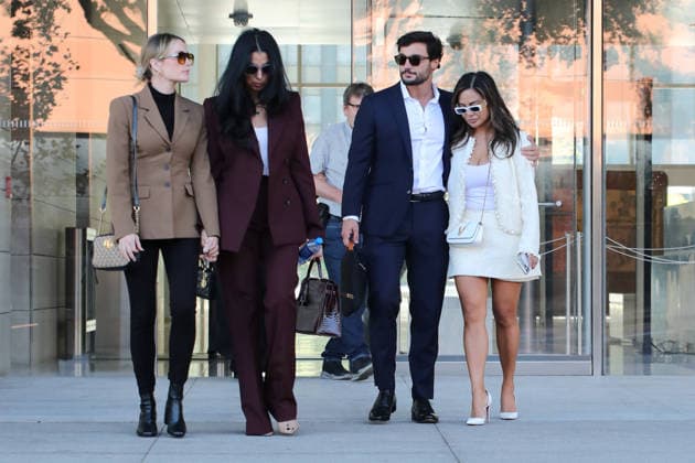 Internet personality Iris Au has no comments as she and boyfriend Davide Sanclimenti of ˜Love Island™ fame depart Federal Courthouse after Lau was sentenced to 18 months for Tax Evasion ** VIDEO AVAILABLE PLEASE CONTACT photodesk@instarimages.com TO RECEIVE** Featuring: Alli Stavro, Iris Au, Davide Sanclimenti Where: Los Angeles, Caifornia, United States When: 21 Sep 2026 Credit: H2Y INSTARimages EDITORIAL USE ONLY. NOT FOR USE BY NEWSPAPERS BASED IN THE UK. Copyright: xx instar56043025
