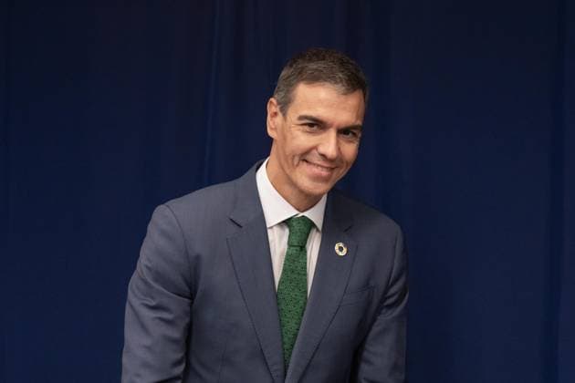 September 21, 2026, Bronx, New York, USA: Pedro Sanchez Perez-Castejon, President of the Government, Kingdom of Spain meets UN Secretary-General Antonio Guterres at UN Headquarters in New York, NY on September 21, 2026. Bronx USA - ZUMAr339 20260921_znp_r339_068 Copyright: xLevxRadinx