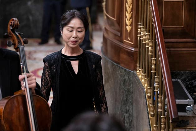 Tribute To Pau Casals In Parliament To Mark The International Day Of Peace pianist Yoko Suzuki during the International Day of Peace celebrations, with a tribute to Pau Casals, at the Congress of Deputies, on 21 September, 2026 in Madrid, Spain. Madrid Spain Copyright: xAtilanoxGarciax xSOPAxImagesx PHOTO09139