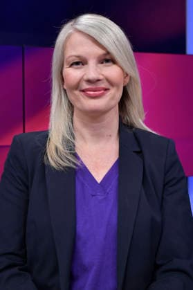 Annett Meiritz in der ARD-Talkshow maischberger im Studio Berlin Adlershof. Berlin, 2.09.2026