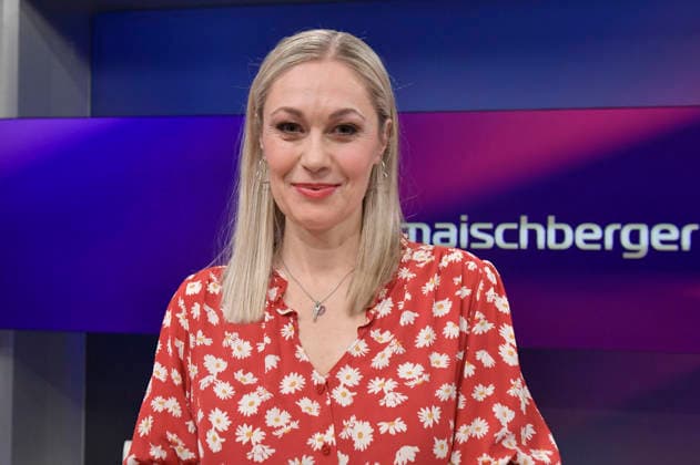 Ruth Moschner in der ARD-Talkshow maischberger im Studio Berlin Adlershof. Berlin, 2.09.2026