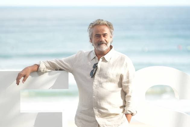 Roberto Bueso, Eduard Fernandez, Meritxell Calvo, Adam Jezierski, Francesco Carril, Cristina Plazas, Jaime Ortiz photocall of premiere El Mal Padre during the 74nd San Sebastian Film Festival in San Sebastian, Spain, on Tuesday, 22 September, 2026. Cordon Press