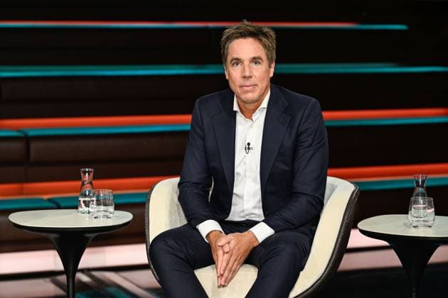 Markus Feldenkirchen (Journalist) 09 26 her Markus Feldenkirchen am 20. September 2026 in Markus Lanz , ZDF TV Fernsehen Talkshow Talk Show Deutschland deutsch deutscher Mann Journalismus Podcaster SPIEGEL german journalism quer halb sitzend neutral
