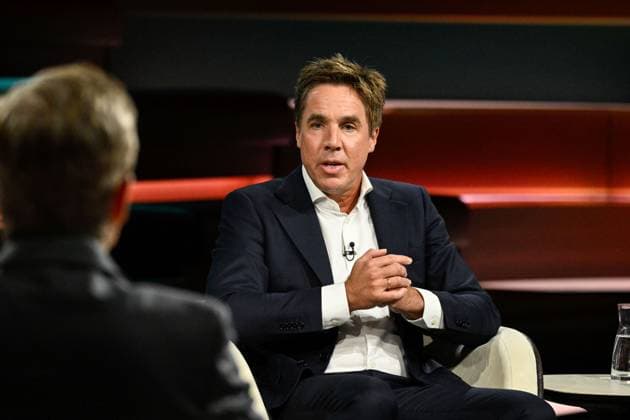 Markus Lanz (li.) mit Markus Feldenkirchen 09 26 her Markus Lanz (li.) und Markus Feldenkirchen am 20. September 2026 in Markus Lanz , ZDF TV Fernsehen Talkshow Talk Show Deutschland deutsch deutscher Mann Männer SPIEGEL german Italien italienisch italienischer italienisch-deutscher Moderator Fotografie Fotograf Journalist Journalismus Autor journalism german-italian presenter host photographer author quer halb sitzend sprechend zuhörend gestikulierend