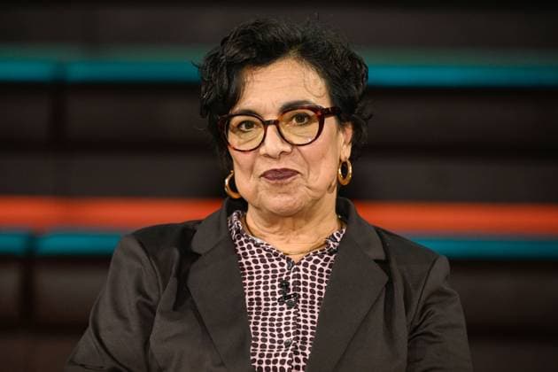 Mariam Lau (Journalistin) 09 26 her Mariam Lau am 20. September 2026 in Markus Lanz , ZDF TV Fernsehen Talkshow Talk Show Deutschland deutsch Mann deutsche Frau Journalismus ZEIT german female journalism journalist quer Porträt neutral