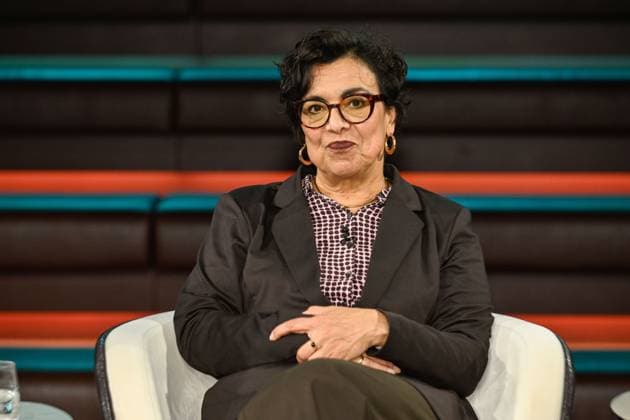 Mariam Lau (Journalistin) 09 26 her Mariam Lau am 20. September 2026 in Markus Lanz , ZDF TV Fernsehen Talkshow Talk Show Deutschland deutsch Mann deutsche Frau Journalismus ZEIT german female journalism journalist quer halb sitzend neutral