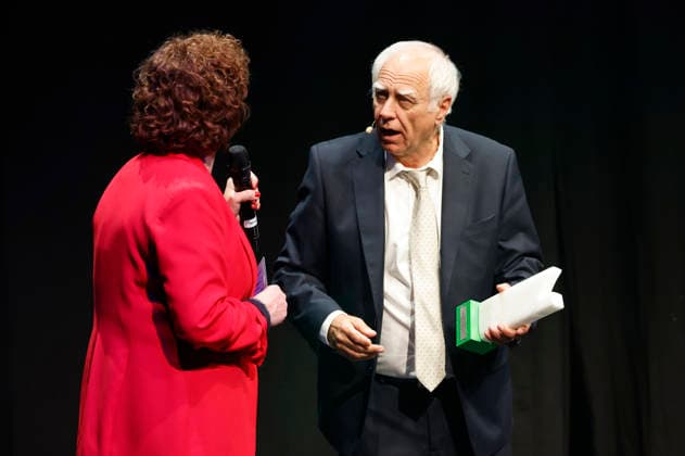 Steffi Neu und Bruno Jonas bei der 10. Verleihung des Comedy-Preises Recklinghäuser Hurz im Ruhrfestspielhaus. Recklinghausen, 21.09.2026