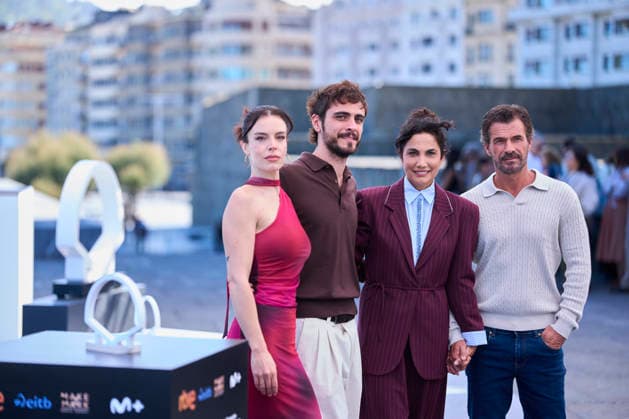 September 22, 2026, Donostia San Sebastian, Euskadi, Spain: Pablo oÂlvarez, Rodolfo Sancho, Toni Acosta, Lucia Martin Abello attended Trazos ocultos Photocall during 74th San Sebastian International Film Festival at Kursaal Palace on September 22, 2026 in Donostia San Sebastian, Spain Donostia San Sebastian Spain - ZUMAg15_ 20260922_zaf_g15_095 Copyright: xJackxAbuinx