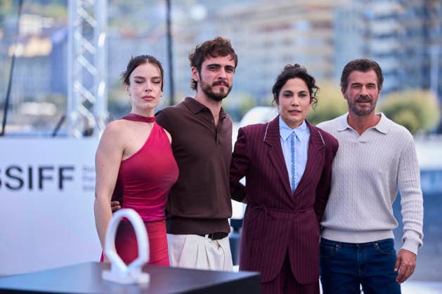 September 22, 2026, Donostia San Sebastian, Euskadi, Spain: Pablo oÂlvarez, Rodolfo Sancho, Toni Acosta, Lucia Martin Abello attended Trazos ocultos Photocall during 74th San Sebastian International Film Festival at Kursaal Palace on September 22, 2026 in Donostia San Sebastian, Spain Donostia San Sebastian Spain - ZUMAg15_ 20260922_zaf_g15_097 Copyright: xJackxAbuinx