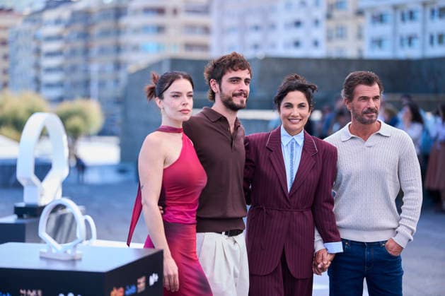 September 22, 2026, Donostia San Sebastian, Euskadi, Spain: Pablo oÂlvarez, Rodolfo Sancho, Toni Acosta, Lucia Martin Abello attended Trazos ocultos Photocall during 74th San Sebastian International Film Festival at Kursaal Palace on September 22, 2026 in Donostia San Sebastian, Spain Donostia San Sebastian Spain - ZUMAg15_ 20260922_zaf_g15_096 Copyright: xJackxAbuinx
