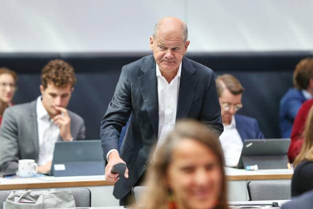 Berlin, Deutschland, 22.09.2026: Deutscher Bundestag: SPD-Fraktionssitzung: Olaf Scholz, SPD Copyright: xdtsxNachrichtenagenturx dts_135919