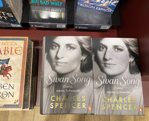 22.09.2026, Deutschland, NRW, Literatur, Bücher, Personen der Zeitgeschichte, Neuerscheinung Buch Swan Song - Diana, meine Schwester - eine Schilderung über das Leben von Prinzessin Diana, erzählt von ihrem jüngeren Bruder Charles Spencer, Penguin Verlag, Deutschland Copyright: xD.xKerlekin SnowfieldxPhotographyx SF220926DianaD1