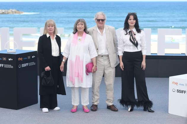 Georgina Lowe, Marion Bailey, Paul Jesson und Alice Bailey Johnson beim Photocall zum Kinofilm Tender Loving Care auf dem 74. Internationalen Filmfestival San Sebastian Festival Internacional de Cine de San Sebastian auf der Kursaal Terasse. San Sebastian, 22.09.2026