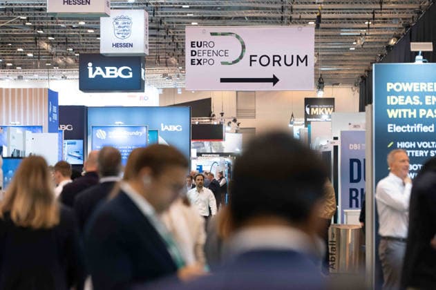 Besucher auf der Messe Eudex, Uebersicht, Feature, Randmotiv, Symbolfoto, Messe EUDEX Euro Defence Expo, am 22.09.2026 in der Messe Essen Deutschland.