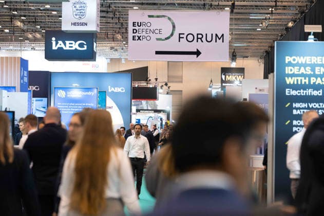 Besucher auf der Messe Eudex, Uebersicht, Feature, Randmotiv, Symbolfoto, Messe EUDEX Euro Defence Expo, am 22.09.2026 in der Messe Essen Deutschland.