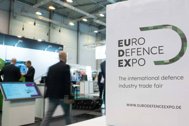 Besucher auf der Eudes-Messe, -fe-, Messe EUDEX Euro Defence Expo, am 22.09.2026 in der Messe Essen Deutschland.