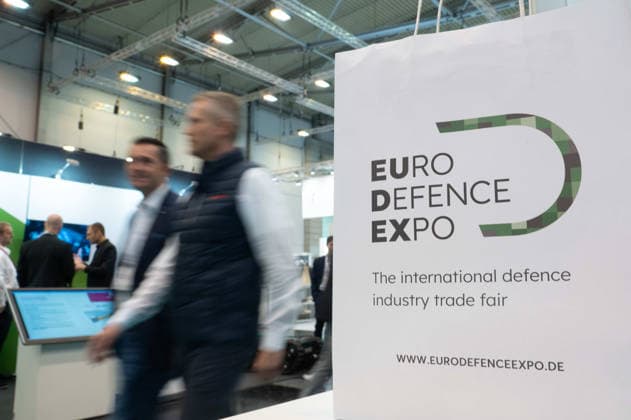 Besucher auf der Eudes-Messe, -fe-, Messe EUDEX Euro Defence Expo, am 22.09.2026 in der Messe Essen Deutschland.