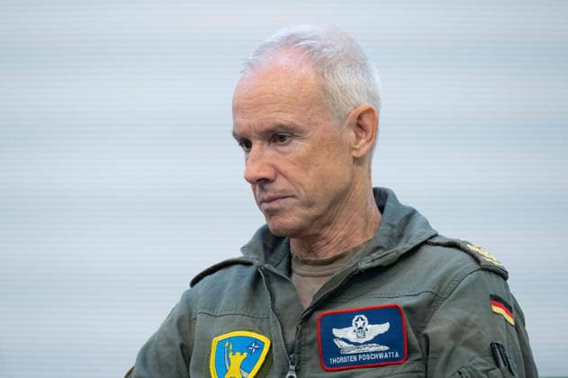 Generalleutnant Thorsten POSCHWATTA (Kommandeur Air Component Command) Messe EUDEX Euro Defence Expo, am 22.09.2026 in der Messe Essen Deutschland.