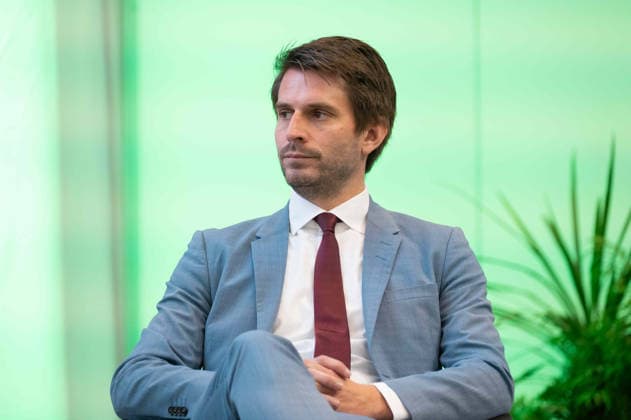 Staatssekretaer Paul HOELLER, Höller (Ministerium fuer Wirtschaft, Industrie, Klimaschutz und Energie des Landes NRW) Messe EUDEX Euro Defence Expo, am 22.09.2026 in der Messe Essen Deutschland.