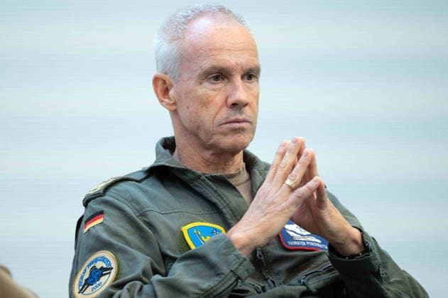 Generalleutnant Thorsten POSCHWATTA (Kommandeur Air Component Command) Messe EUDEX Euro Defence Expo, am 22.09.2026 in der Messe Essen Deutschland.