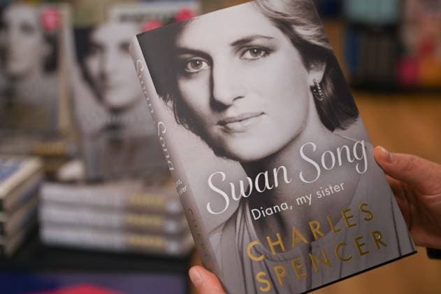 Charles Spencer’s book on Princess Diana displayed at London Bookstore LONDON, UNITED KINGDOM - SEPTEMBER 22: Book titled Swan Song: Diana, My Sister written by Charles Spencer, brother of Princess Diana, is displayed at a bookstore in London, United Kingdom on September 22, 2026. Rasid Necati Aslim Anadolu London United Kingdom. Editorial use only. Please get in touch for any other usage.  Copyright: x2026xAnadoluxRasidxNecatixAslimx