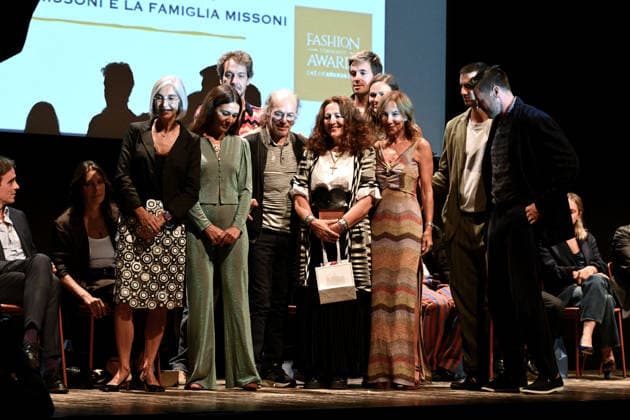 IPA88830014 - Milan, Chi e Chi Fashion Awards 2026. Pictured: Angela Missoni and her family  Copyright: xSimonexComix xComi Terenghix IPA88830014