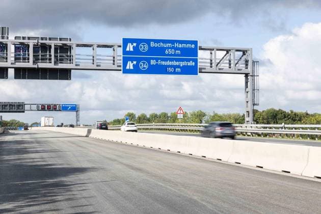 Rundgang über die Baustelle auf der A40 ** NUR FÜR REDAKTIONELLE ZWECKE ** EDITORIAL USE ONLY **<p>Rundgang über die Baustelle auf der A40 am 22.092.2026 in Bochum. Bochum Copyright: JonasxRichter
