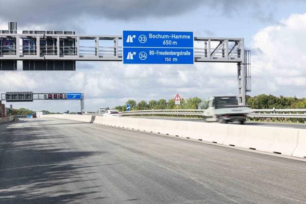 Rundgang über die Baustelle auf der A40 ** NUR FÜR REDAKTIONELLE ZWECKE ** EDITORIAL USE ONLY **<p>Rundgang über die Baustelle auf der A40 am 22.092.2026 in Bochum. Bochum Copyright: JonasxRichter