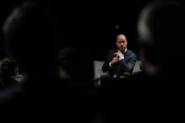 Britain Royals Prince William gestures as he sits in the auditorium while he visits ActOne, an independent, community-led cinema to celebrate the richness and talent of the British film industry, in London, Tuesday, Sept. 22, 2026. (AP Photo Kin Cheung, Pool), Credit:AG PA ROTA - B68 Avalon GBR, London  Copyright: xAGx xPAxROTAx-xB68x xAvalonx 1137241855