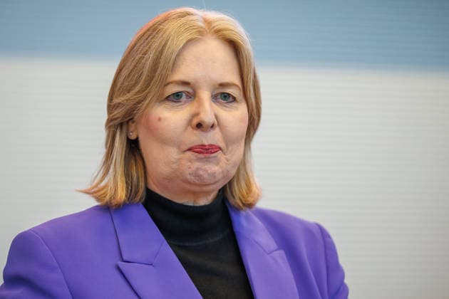 Statement SPD Baerbel Bas (SPD), Bundesministerin fuer Arbeit und Soziales, bei einer Fraktionssitzung SPD am 22.09.29 in Berlin. Berlin Berlin Deutschland Reichstag
